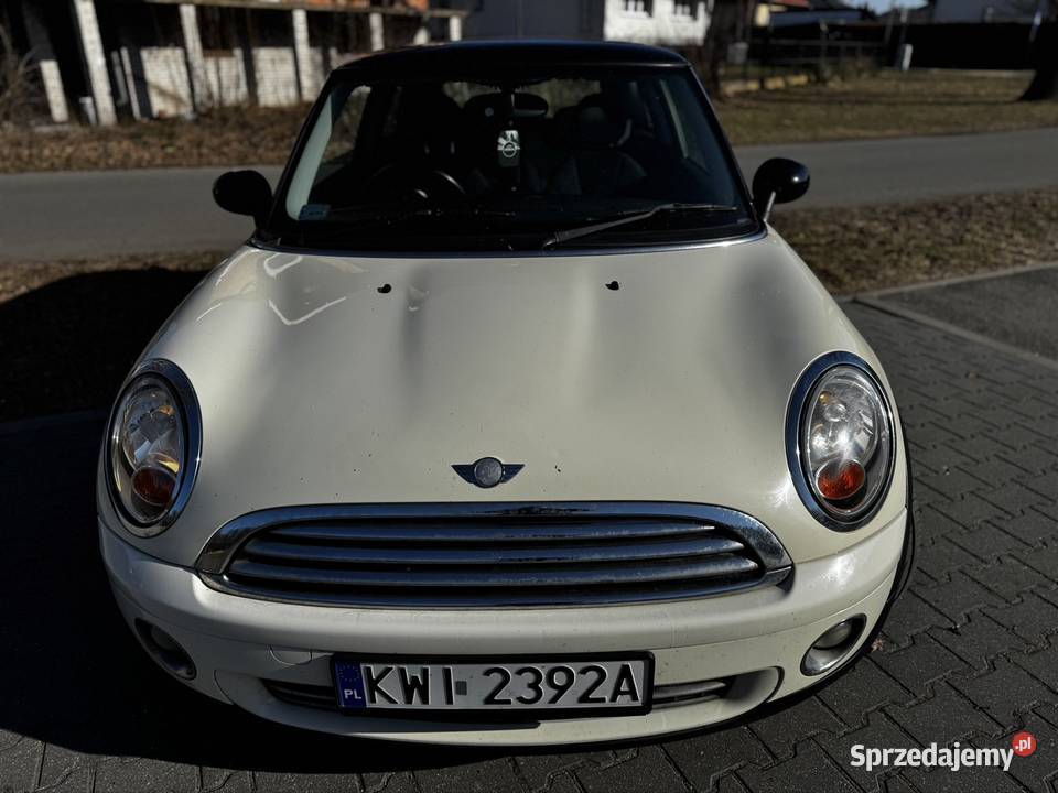 Mini cooper 16 benz zarejestrowany Irlandczyk Rok produkcji 2008 Żyrardów sprzedam