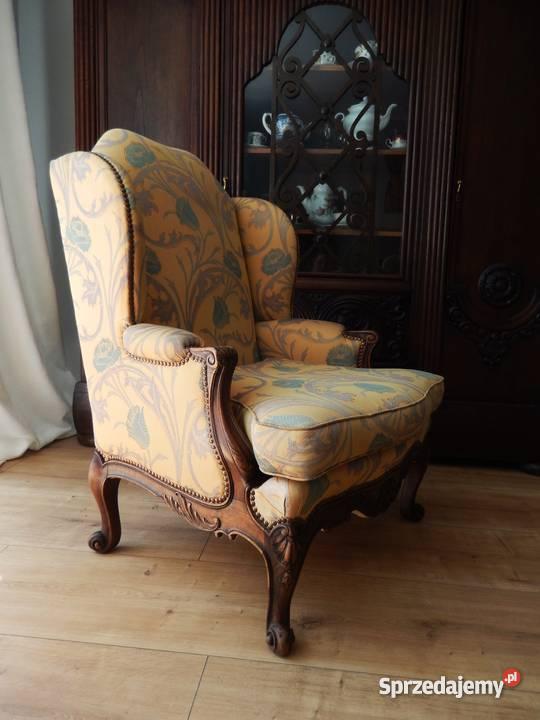 fotel uszak renowacji ludwikowski rzezbienia Lubin