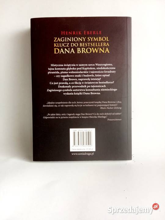 Książka Zaginiony symbol klucz do bestsellera Książki naukowe i popularnonaukowe