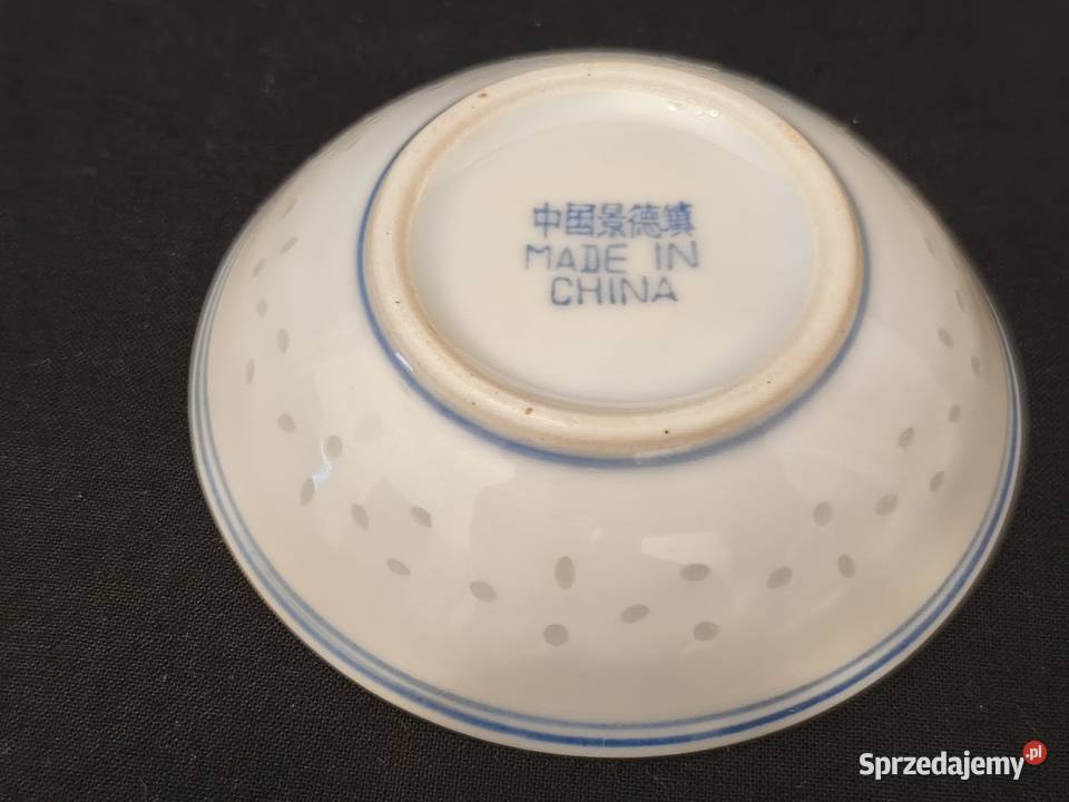 Salaterka głęboka porcelany chińskiej Chełm