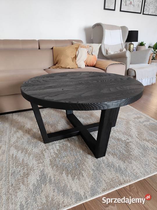 Stolik kawowy dębowy okrągły Zduńska Wola