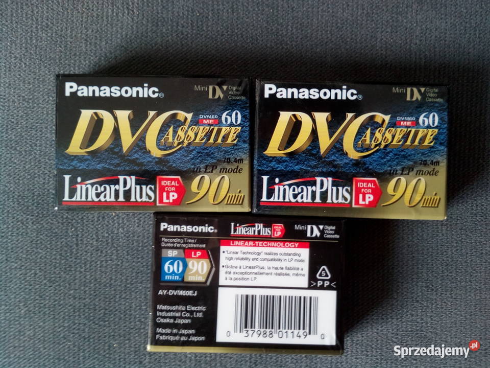Kaseta Panasonic DVC Mini DV 60 LP90 min AY-DVM60EJ