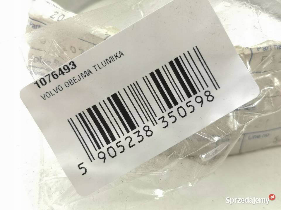 OBEJMA TŁUMIKA VOLVO DAF NOWA ORYGINAŁ 1076493