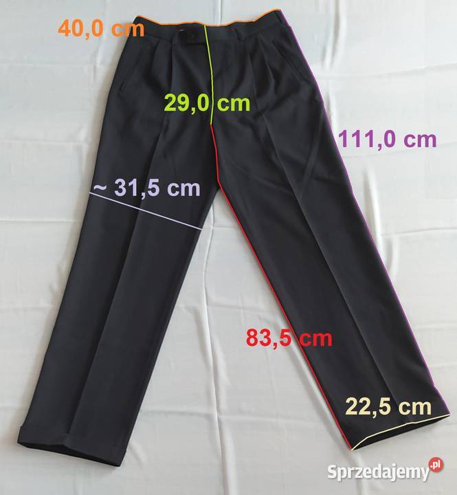 Spodnie męskie garniturowe ELEGANT MAN Rozmiar uniwersalny