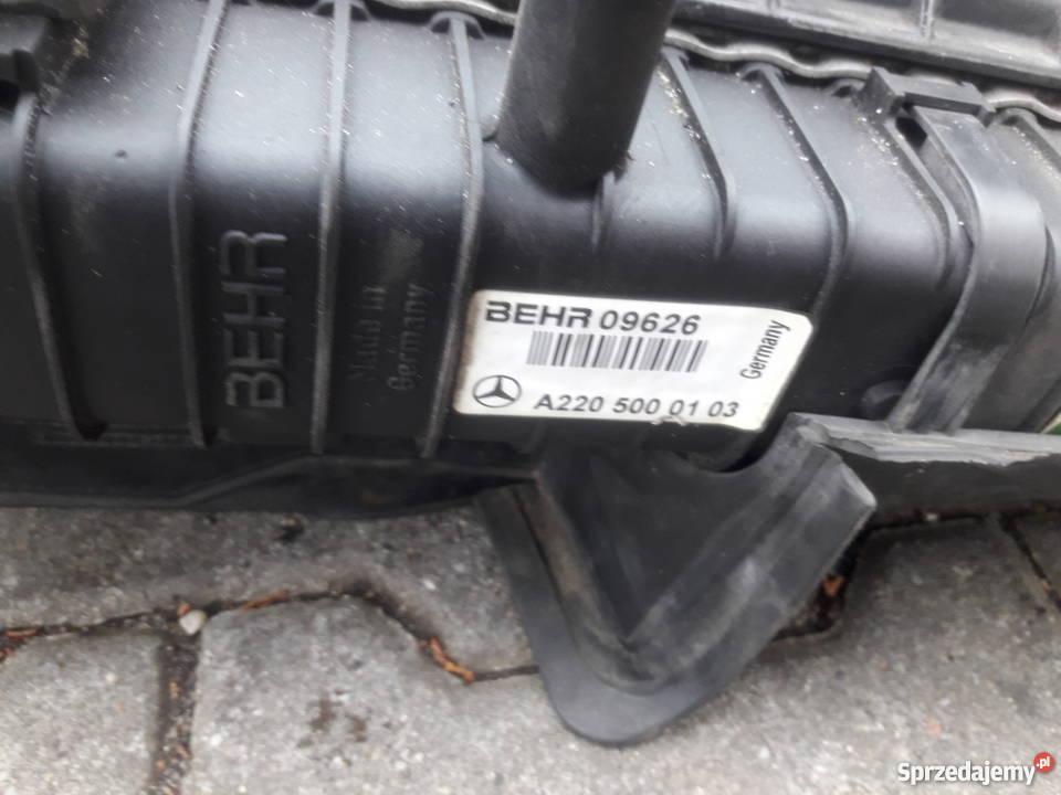 S430 S500 CHŁODNICA WODY MERCEDES W220 śląskie Częstochowa