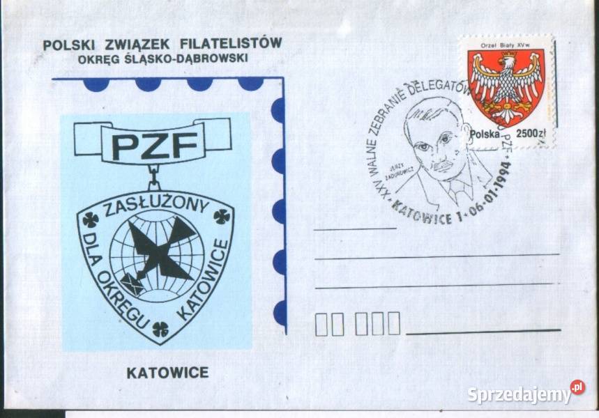 Kop Okol XXV Walne zebranie Deleg Okr PZF 1994 Gliwice sprzedam