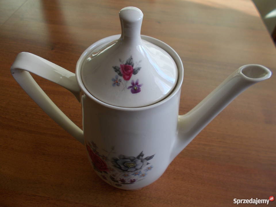 Dzbanek na kawę herbatę Porcelana i szkło Kłodzko sprzedam