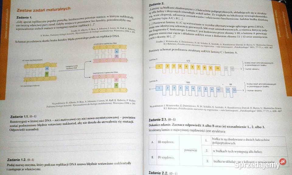 Biologia na czasie 4 Maturalne karty pracy B Pozostałe Książki i Podręczniki Chełm sprzedam