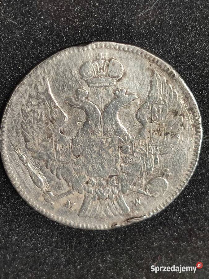 30 kopiejek 2 złote 1835r Ag w slabie