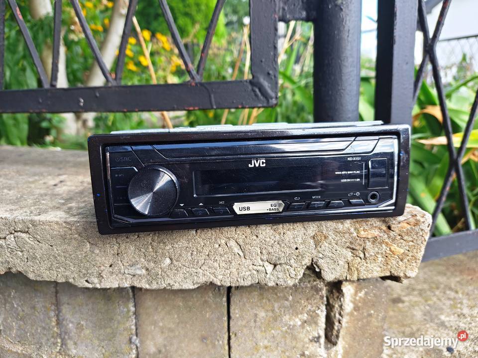 Radio samochodowe 1DIN JVC KDX151 AUXUSB Wysyłka JVC Niegowonice sprzedam