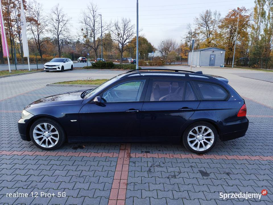BMW E91 Touring 20D M47D20 Brązowe Skóry Navi czujnik deszczu mazowieckie
