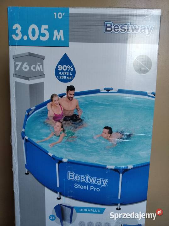 NAJTANIEJ Basen Stelażowy 305x76 Na Stelażu śląskie Zabrze