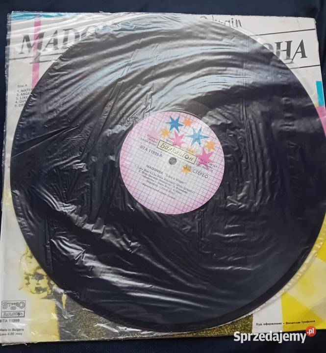 LP Madonna Like a Virgin Balkanton 1986 r Koźminek sprzedam