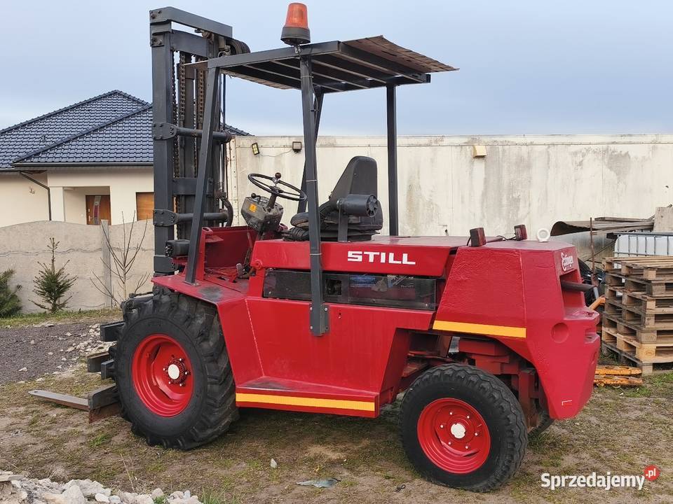 Wózek widłowy terenowy STILL udźwig 35tony Golina sprzedam