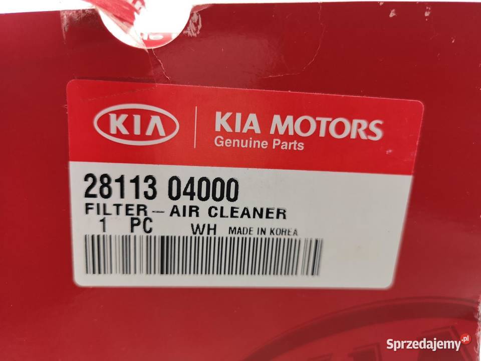 FILTR POWIETRZA KIA PICANTO 20112017 10 12 ORI osobowe lubelskie