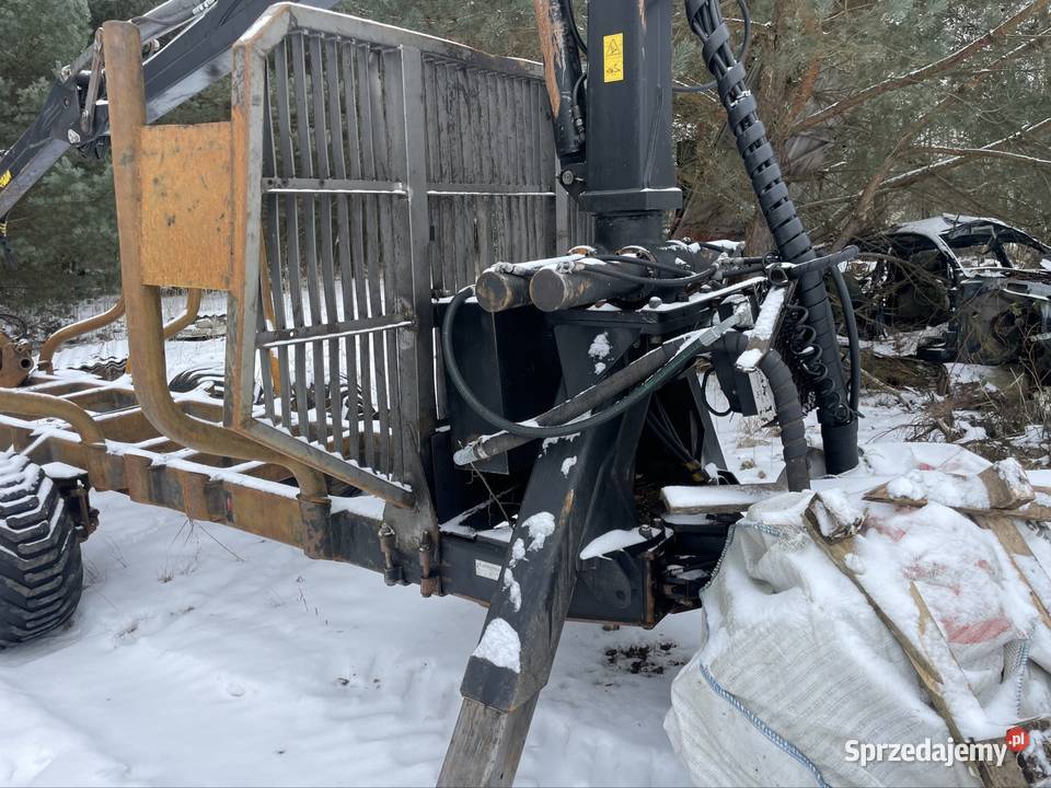 Przyczepa zrywkowa HDS leśna Palms 12d żuraw 695