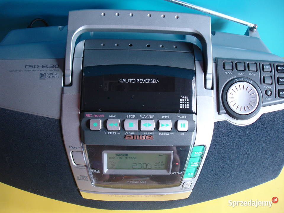 Radiomagnetofon z CD AIWA CSDEL30 Zielona Góra sprzedam