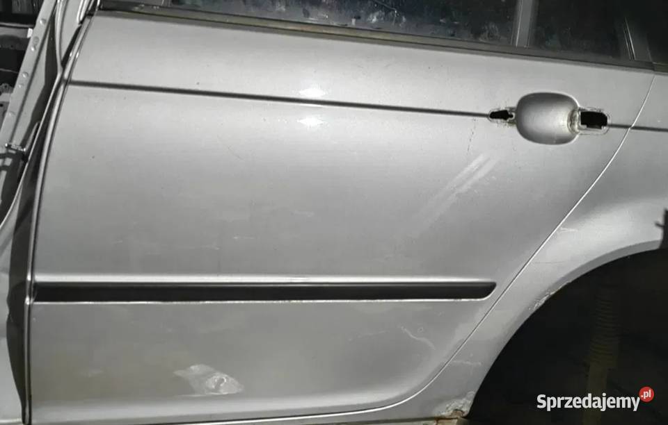 Drzwi lewy tył BMW E46 kombi titansilber osobowe śląskie Żory