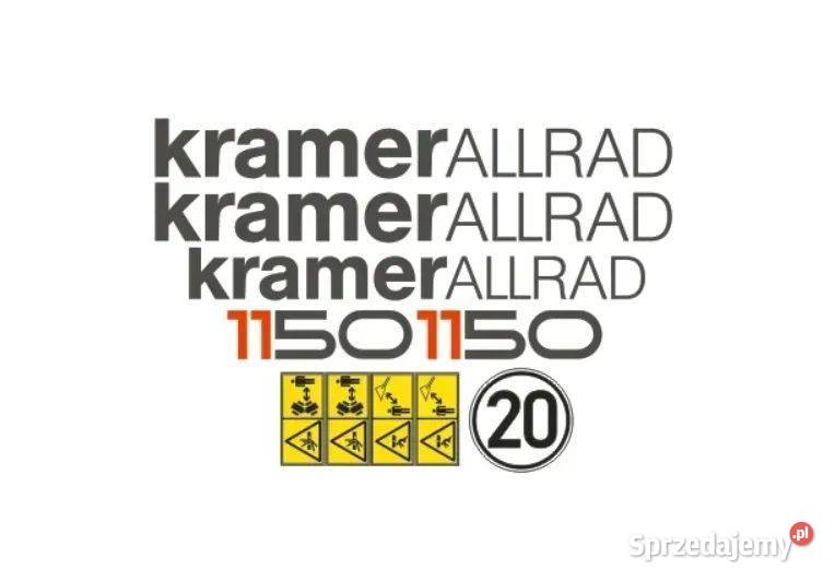 Naklejki oklejenie naklejka kramerALLRAD 1150 Janików