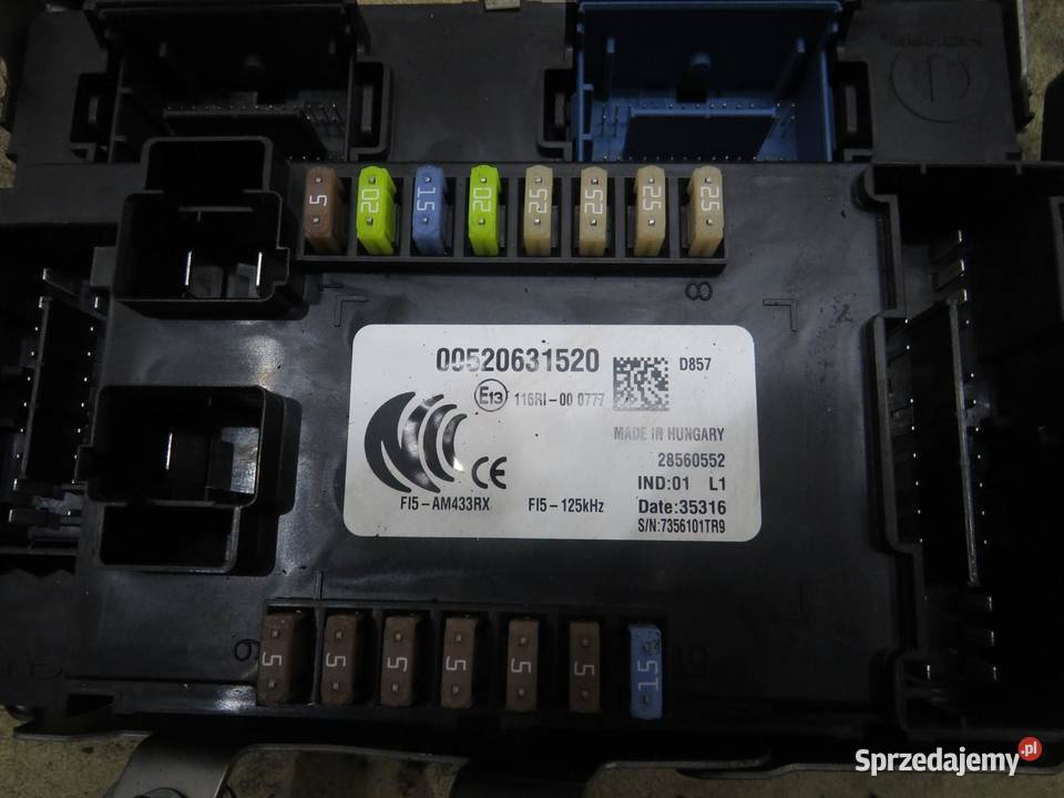 SKRZYNKA BEZPIECZNIKÓW HB FIAT TIPO II 14