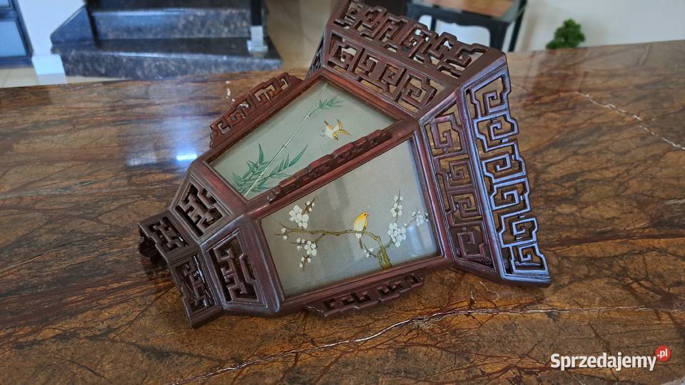 lampa lampion chiński stary unikatowy rękodzieło Warszawa sprzedam