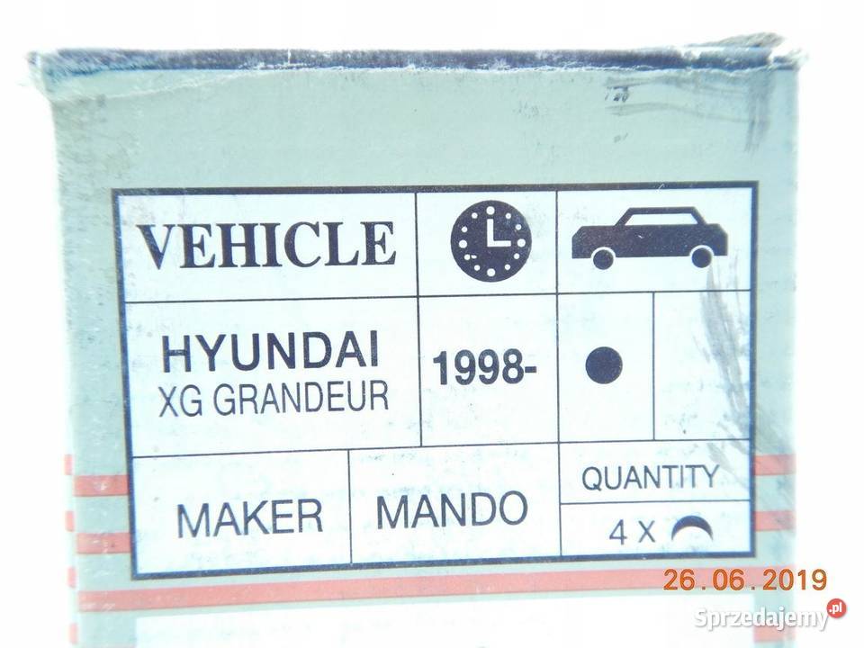 KLOCKI HAMULCOWE HYUNDAI H1 9707 SANTA FE ASO osobowe lubelskie sprzedam