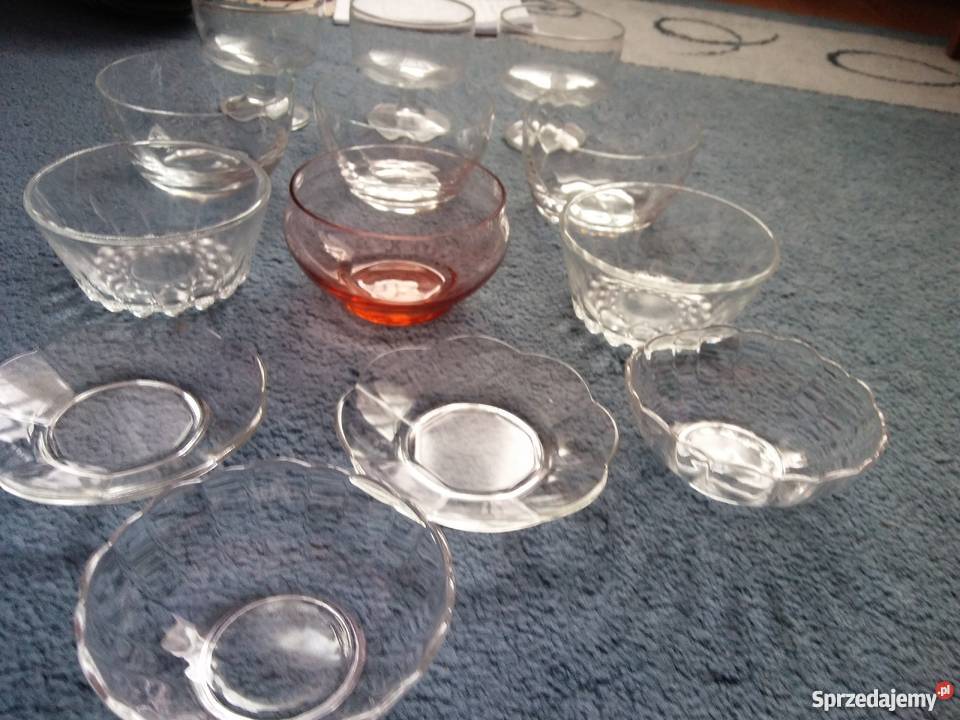 salaterki pucharki talerzyki szklane Poznań