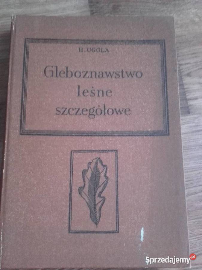 GLEBOZNAWSTWO LEŚNE SZCZEGÓŁOWE HUGGLA Antyki, Sztuka, Kolekcje Rzeszów