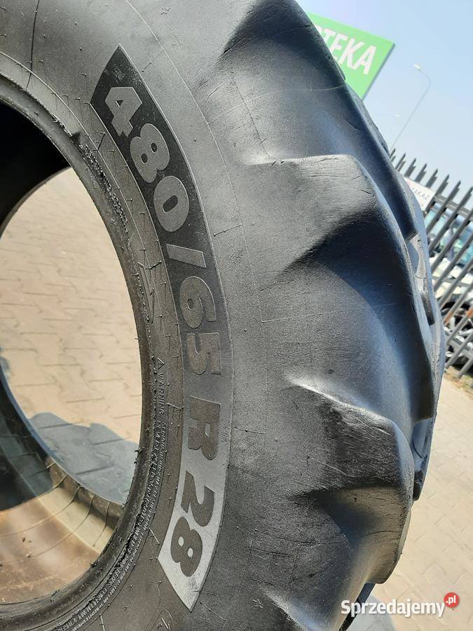 Opona używana rolnicza 48065R28 MICHELIN Zaścianki sprzedam