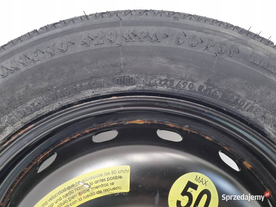KOŁO DOJAZDOWE Mercedes W169 W245 dojazdówka
