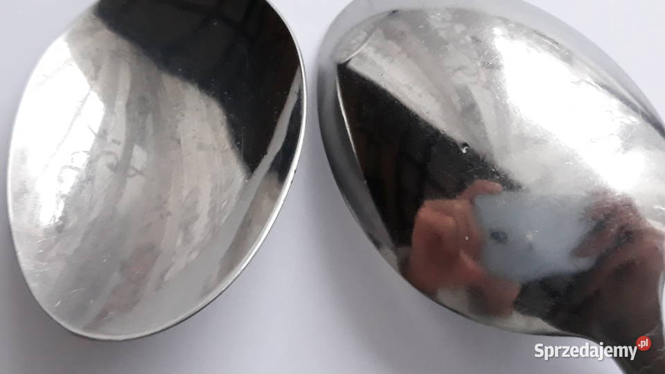 Łyżki obiadowe 2 KONWALIE Gerlach sztućce PRL Dąbrowa Górnicza