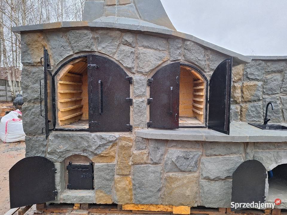 Wędzarnia grill murowany z kamienia Kielce