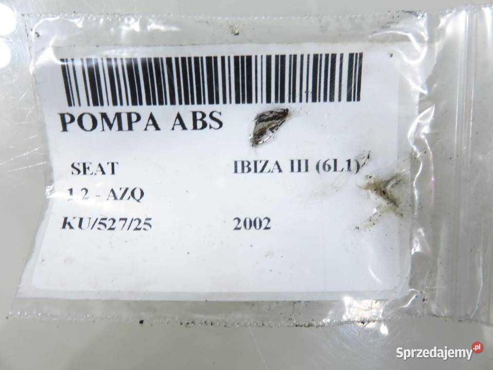 POMPA ABS SEAT IBIZA III 0265800003 6Q0614117E