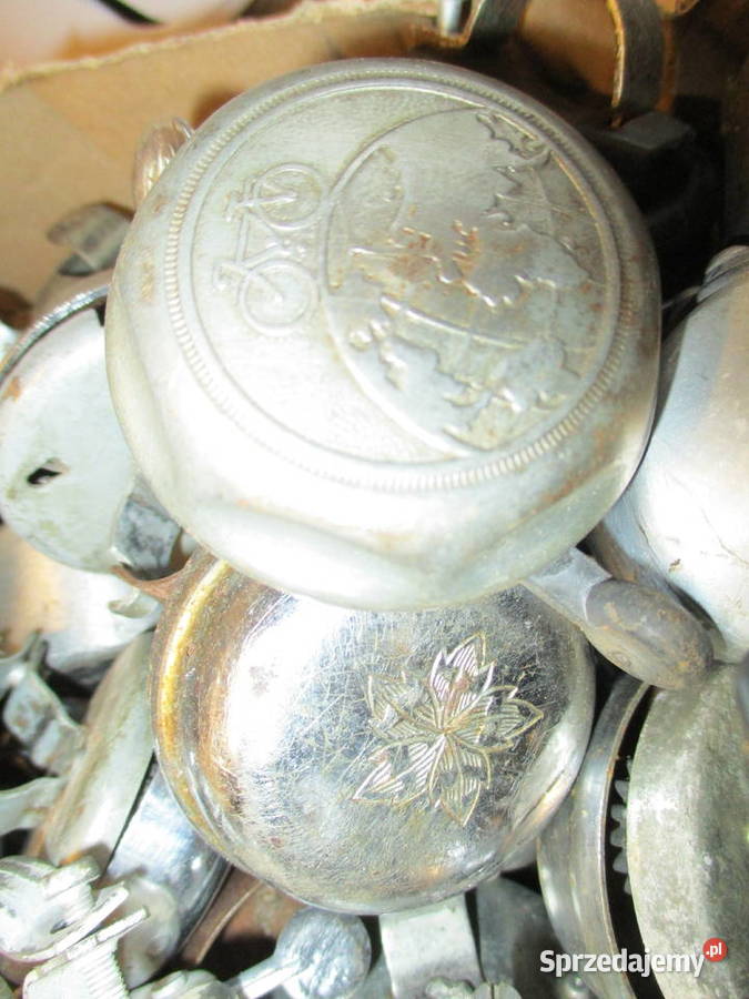 stare dzwonki i pompki rowerowe Leźnica Wielka