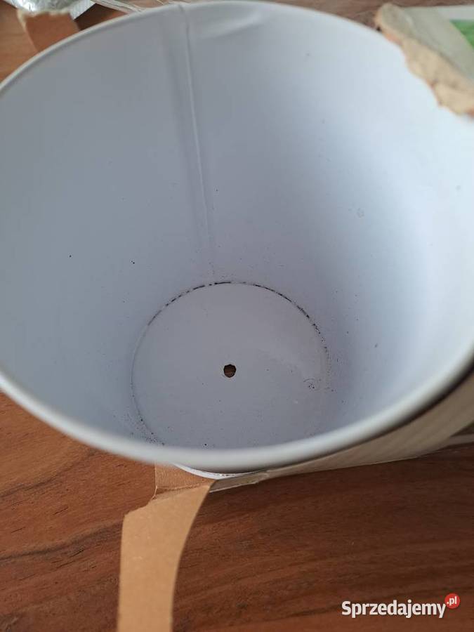 Zestaw 3x Metalowa Doniczka z miejscem do mazowieckie Warszawa sprzedam