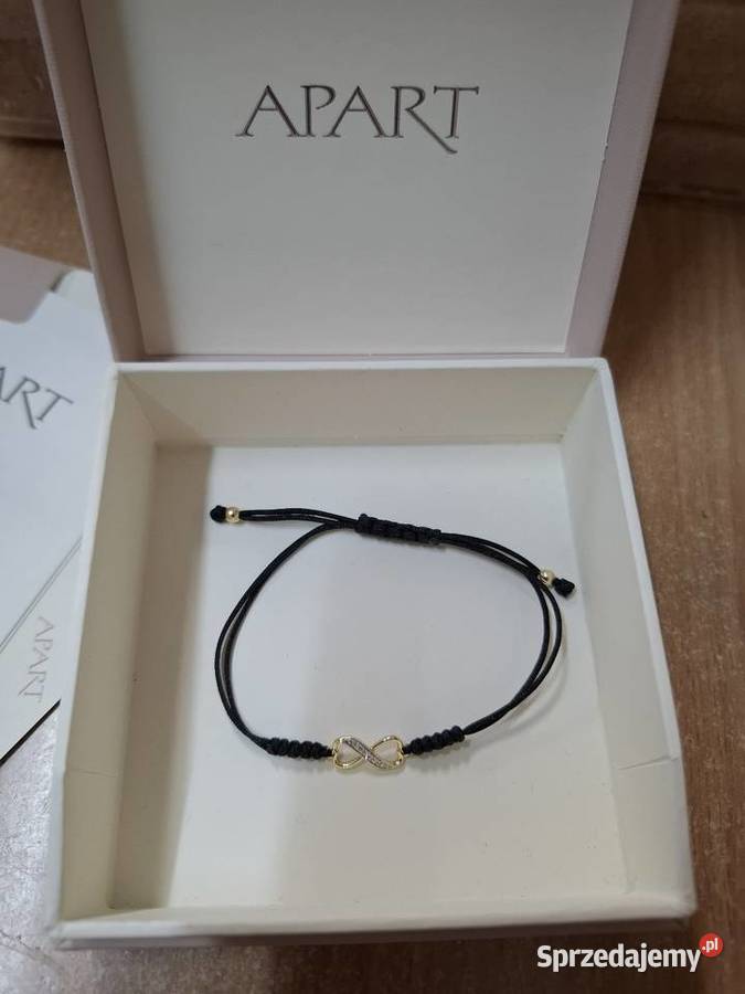 Bransoletka z elementami żółtego złota I Poznań