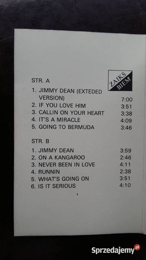 Kaseta magnetofonowa Jimmi Dean Troll wyd Triada