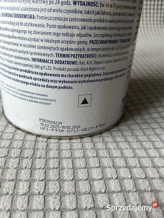 Farba olejna żółta 09l Dębica