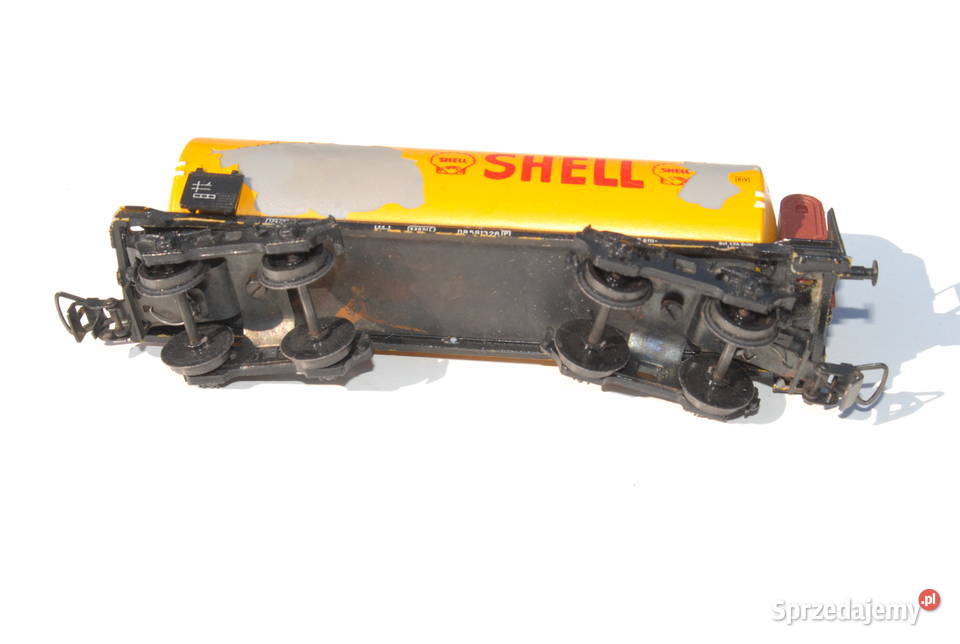 Stara zabawka wagon Cysterna Shell DB 581326 śląskie