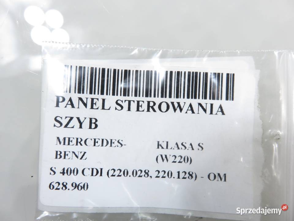 PANEL SZYB MERCEDESBENZ KLASA S W220 2208213179