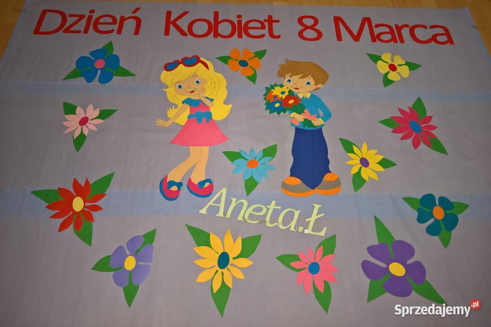 Dekoracje na Dzień Kobiet z brystolu 504 102 444 Garwolin