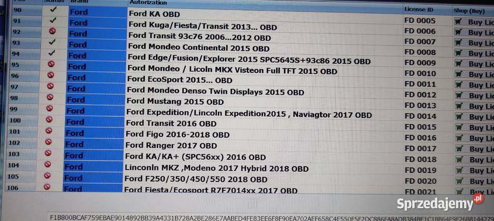Programator Interfejs SMOK UHDS kabel OBD Wołomin sprzedam