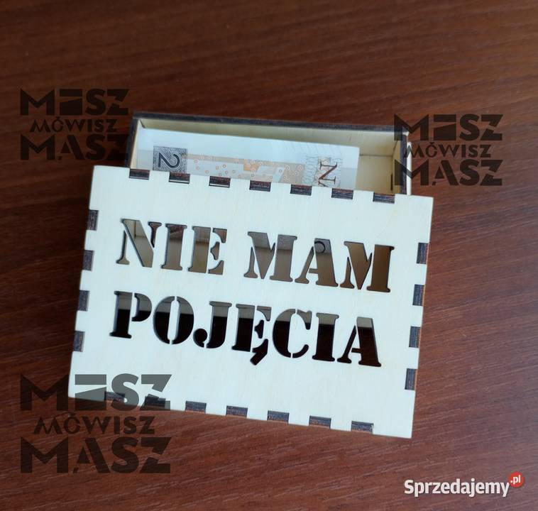 Pudełko na pieniądze kasę hajs Mikołaja Racot sprzedam