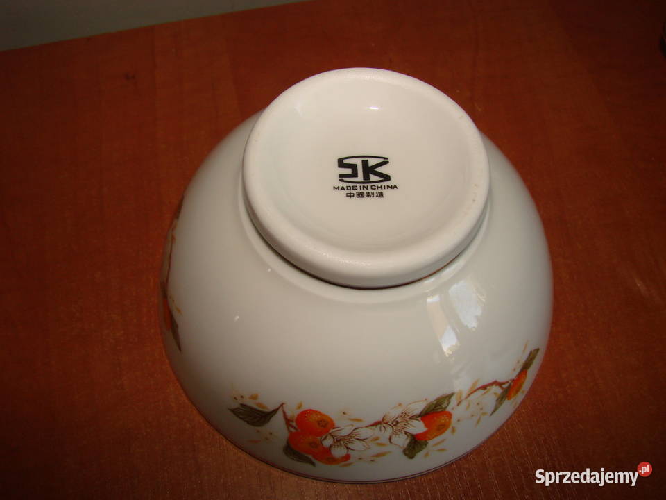 porcelanowa chińska miska do zupy Miski pomorskie Pruszcz Gdański
