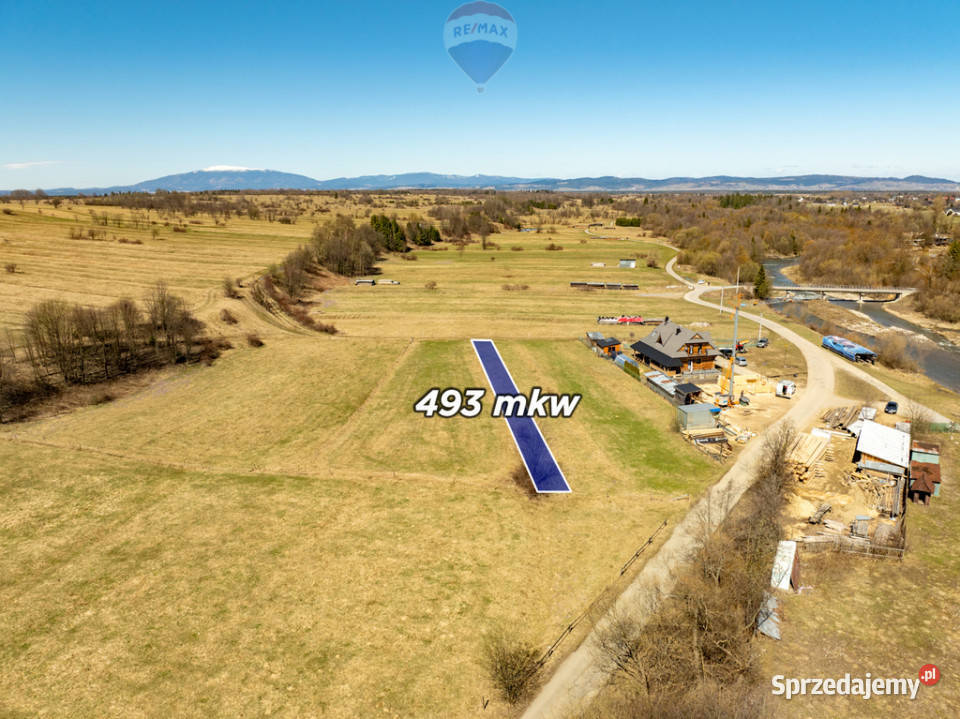 DZIAŁKA BUDOWLANA CHOCHOŁÓW 493m2 Chochołów