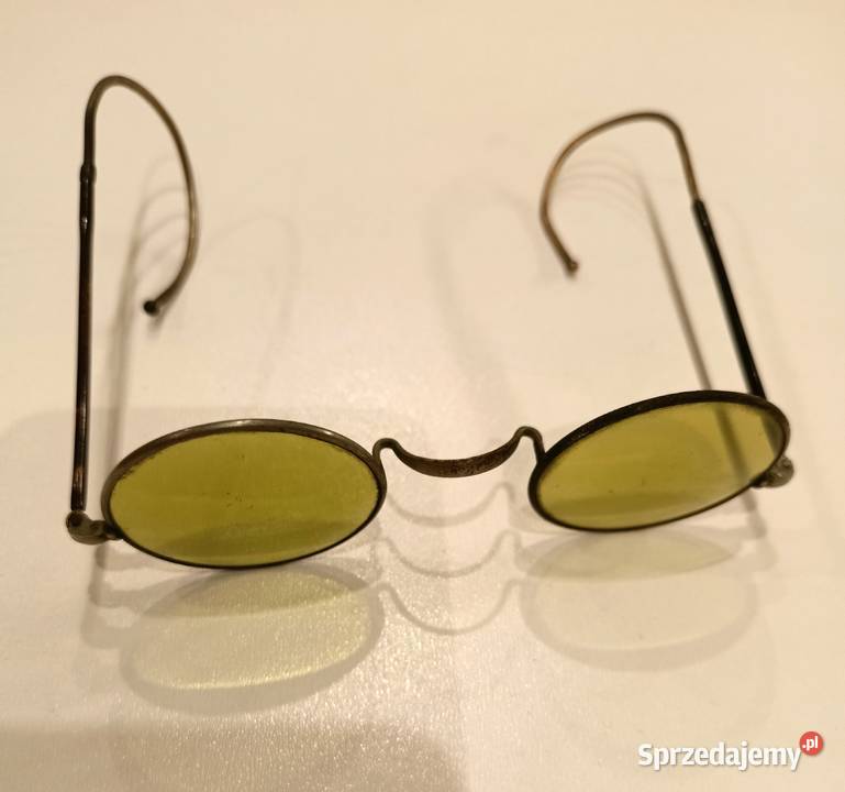 Okulary przedwojenne vintage łódzkie Łódź