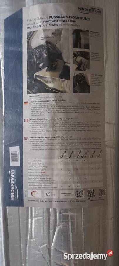 Kurtyna izolacyjna wewnetrzna Ducato 072014 Kampery
