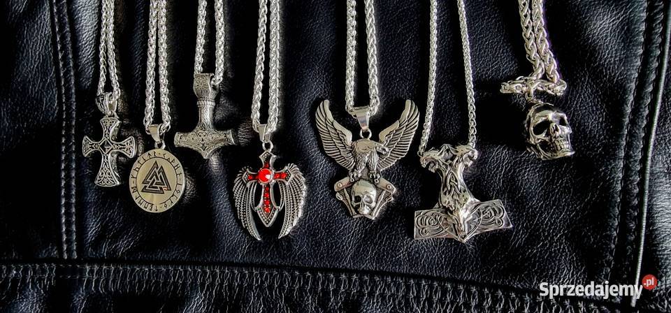 Wisiorek zawieszka stalowa czaszka czacha Harley Sochaczew