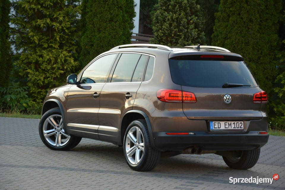 Volkswagen Tiguan Lift Toffee Brown bixenon Ledy ogranicznik prędkości Ostrów Mazowiecka