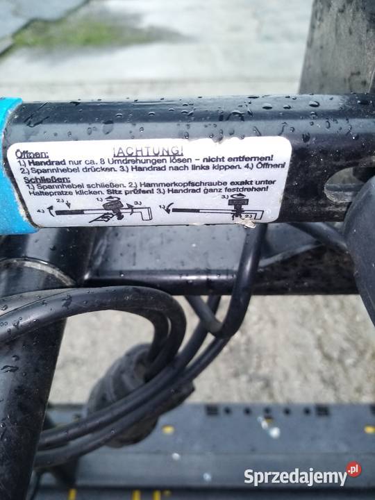 bagażnik na 2 rowery odchylany na haku Łódź